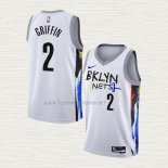 Camiseta Blake Griffin NO 2 Brooklyn Nets Ciudad 2022-23 Blanco