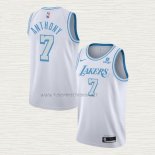 Camiseta Carmelo Anthony NO 7 Los Angeles Lakers Ciudad 2021-22 Blanco