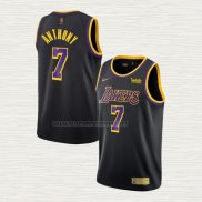 Camiseta Carmelo Anthony NO 7 Los Angeles Lakers Earned Negro