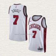 Camiseta Goran Dragic NO 7 Chicago Bulls Ciudad 2022-23 Blanco