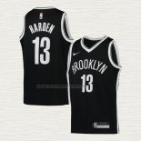 Camiseta James Harden NO 13 Nino Brooklyn Nets Icon Negro