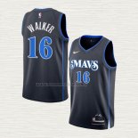 Camiseta Jordan Walker NO 16 Dallas Mavericks Ciudad 2023-24 Azul