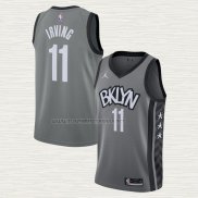 Camiseta Kyrie Irving NO 11 Brooklyn Nets Statement 2020-21 Gris