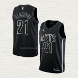 Camiseta LaMarcus Aldridge NO 21 Brooklyn Nets Statement 2022-23 Negro
