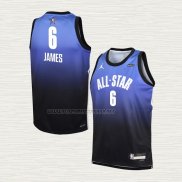 Camiseta LeBron James NO 6 Nino Boston Celtics All Star 2023 Azul