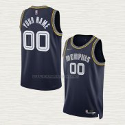 Camiseta Memphis Grizzlies Personalizada Ciudad 2021-22 Azul