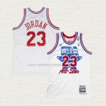 Camiseta Michael Jordan NO 23 All Star 1991 Blanco2