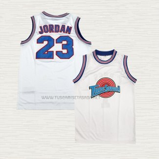 Camiseta Michael Jordan NO 23 Tune Squad Blanco