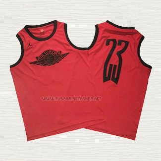 Camiseta Michael Jordan NO 23 Wings Special Rojo