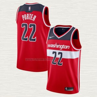 Camiseta Otto Porter NO 22 Washington Wizards Icon Rojo