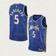 Camiseta Paolo Banchero NO 5 Orlando Magic Classic 2023-24 Azul