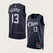 Camiseta Paul George NO 13 Los Angeles Clippers Ciudad 2023-24 Azul