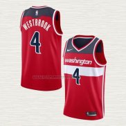 Camiseta Russell Westbrook NO 4 Washington Wizards Icon 2020-21 Rojo
