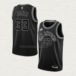 Camiseta Tre Jones NO 33 San Antonio Spurs Classic 2022-23 Negro