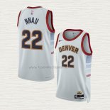 Camiseta Zeke Nnaji NO 22 Denver Nuggets Ciudad 2022-23 Blanco