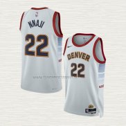 Camiseta Zeke Nnaji NO 22 Denver Nuggets Ciudad 2022-23 Blanco