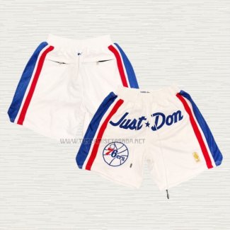 Pantalone Philadelphia 76ers Just Don Blanco