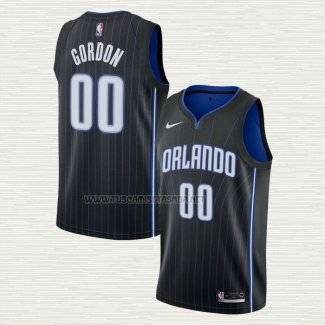 Camiseta Aaron Gordon NO 00 Orlando Magic Icon 2019-20 Negro