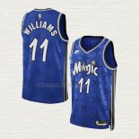Camiseta Brandon Williams NO 11 Orlando Magic Classic 2023-24 Azul