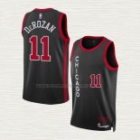 Camiseta Demar Derozan NO 11 Chicago Bulls Ciudad 2023-24 Negro