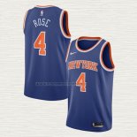 Camiseta Derrick Rose NO 4 New York Knicks Icon 2020-21 Azul