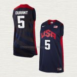 Camiseta Kevin Durant NO 5 USA 2012 Negro