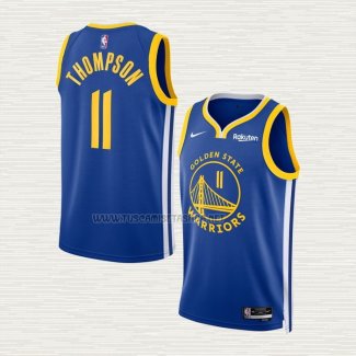 Camiseta Klay Thompson NO 11 Golden State Warriors Icon 2022-23 Azul