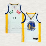 Camiseta Klay Thompson NO 11 Golden State Warriors Slam Dunk Special Mexico Edition 2022 Blanco