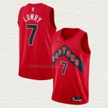 Camiseta Kyle Lowry NO 7 Toronto Raptors Icon 2020-21 Rojo