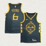 Camiseta Nick Young NO 6 Golden State Warriors Ciudad 2018-19 Azul