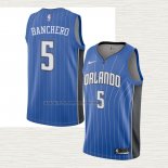 Camiseta Paolo Banchero NO 5 Orlando Magic Icon 2022-23 Azul