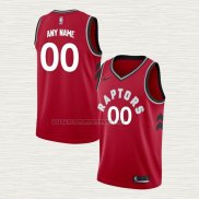 Camiseta Toronto Raptors Personalizada Icon Rojo