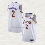 Camiseta Wayne Ellington NO 2 Los Angeles Lakers Association 2021-22 Blanco