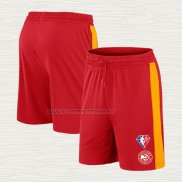 Pantalone Atlanta Hawks 75th Anniversary Rojo