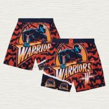 Pantalone Golden State Warriors Mitchell & Ness Naranja Azul