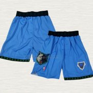 Pantalone Minnesota Timberwolves Retro Azul