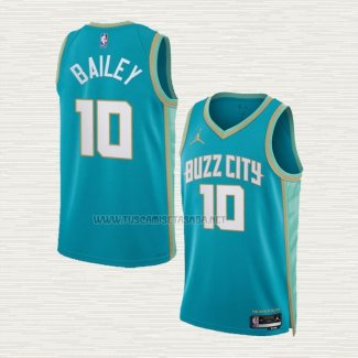 Camiseta Amari Bailey NO 10 Charlotte Hornets Ciudad 2023-24 Verde