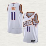 Camiseta Bol Bol NO 11 Phoenix Suns Association 2023-24 Blanco