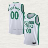 Camiseta Boston Celtics Personalizada Ciudad 2020-21 Blanco