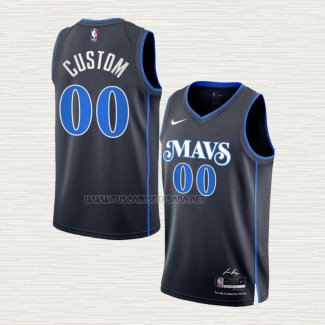 Camiseta Dallas Mavericks Personalizada Ciudad 2023-24 Azul