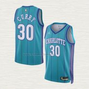 Camiseta Dell Curry NO 30 Charlotte Hornets Classic 2023-24 Verde