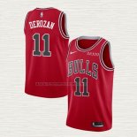 Camiseta Demar Derozan NO 11 Chicago Bulls Icon 2021-22 Rojo