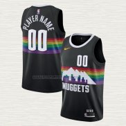 Camiseta Denver Nuggets Personalizada Ciudad Negro