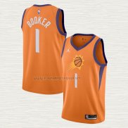 Camiseta Devin Booker NO 1 Phoenix Suns Statement Naranja