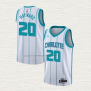 Camiseta Gordon Hayward NO 20 Charlotte Hornets Association 2020-21 Blanco