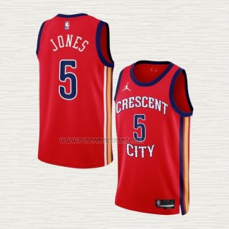 Camiseta Herbert Jones NO 5 New Orleans Pelicans Statement 2023-24 Rojo