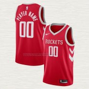 Camiseta Houston Rockets Personalizada Icon Rojo