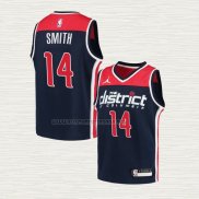 Camiseta Ish Smith Nino Washington Wizards Association 2020-21 Azul