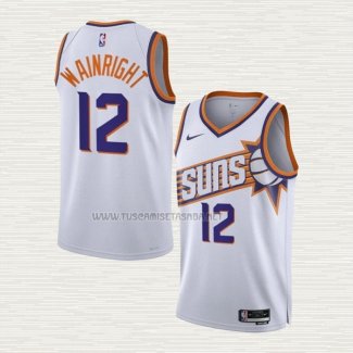 Camiseta Ish Wainright NO 12 Phoenix Suns Association 2023-24 Blanco
