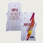 Camiseta Jimmy Butler NO 22 Miami Heat Fashion Royalty Blanco